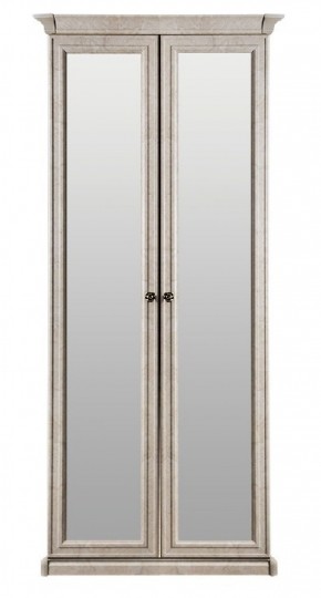 Шкаф 2-х створчатый с Зеркалом Афина (крем корень) в Копейске - kopejsk.mebel-74.com | фото