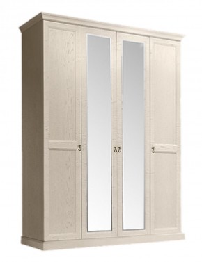 Шкаф 4-х дверный (2 зеркала) для платья и белья Венеция дуб седан (ВНШ1/4) в Копейске - kopejsk.mebel-74.com | фото