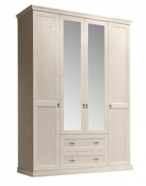 Шкаф 4-х дверный (с зеркалами) для платья и белья с выдвижными ящиками Венеция дуб седан (ВНШ1/41) в Копейске - kopejsk.mebel-74.com | фото