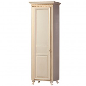 Шкаф для одежды 1-дверный №472 Марлен Кремовый белый в Копейске - kopejsk.mebel-74.com | фото