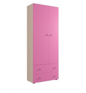 Шкаф ДМ 800 с 2-мя ящиками (розовый) в Копейске - kopejsk.mebel-74.com | фото