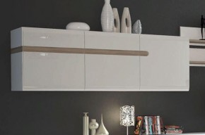 Шкаф навесной 3D/TYP 67, LINATE ,цвет белый/сонома трюфель в Копейске - kopejsk.mebel-74.com | фото