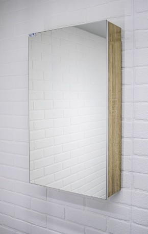 Шкаф-зеркало Мечта 40 Дуб сонома АЙСБЕРГ (DM2317HZ) в Копейске - kopejsk.mebel-74.com | фото