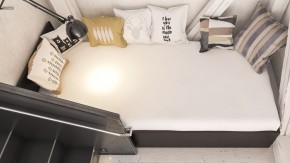 Стандарт Кровать 0900, цвет венге, ШхГхВ 93,5х203,5х70 см., сп.м. 900х2000 мм., без матраса, основание есть в Копейске - kopejsk.mebel-74.com | фото