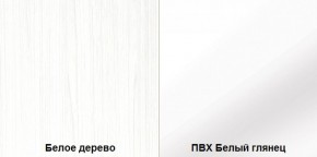 Стенка Румба арт. 03.272 (Белое дерево/Белый глянец) Шкаф комбинированный в Копейске - kopejsk.mebel-74.com | фото