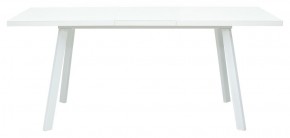 Стол ФИН 140 Белый, стекло/ Белый каркас М-City в Копейске - kopejsk.mebel-74.com | фото