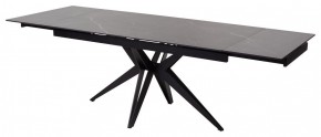 Стол FORIO 160 MATT BLACK MARBLE SOLID CERAMIC / BLACK, ®DISAUR в Копейске - kopejsk.mebel-74.com | фото