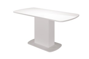Стол обеденный Соренто 2 раздвижной (Белый) в Копейске - kopejsk.mebel-74.com | фото