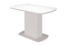 Стол обеденный Соренто (Белый глянец) в Копейске - kopejsk.mebel-74.com | фото