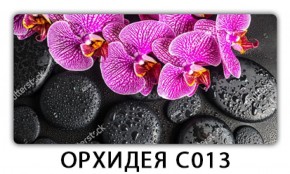 Стол раздвижной Трилогия с фотопечатью Орхидея R041 в Копейске - kopejsk.mebel-74.com | фото