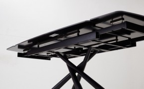 Стол RIVOLI 140 MATT BLACK MARBLE SOLID CERAMIC / BLACK, ®DISAUR в Копейске - kopejsk.mebel-74.com | фото