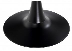 Стол стеклянный Tulip 90x74 black glass в Копейске - kopejsk.mebel-74.com | фото