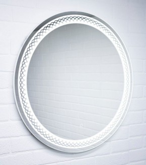 Зеркало Прая 700х700 с подсветкой Домино (GL7048Z) в Копейске - kopejsk.mebel-74.com | фото